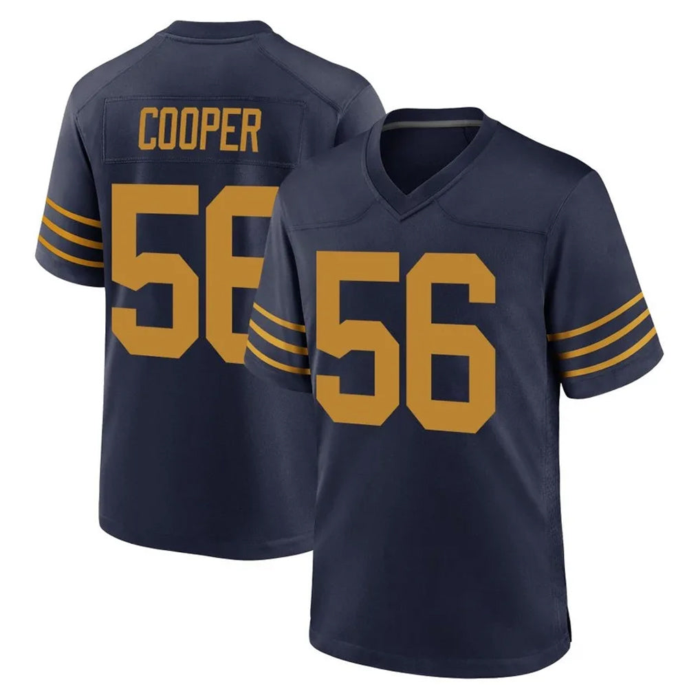 Parkc GB.Packers #56 Edgerrin Cooper Player Navy The 1923 Classic Home Game Stitched Jerseys