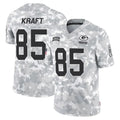 Parkc GB.Packers #85 Tucker Kraft Player Arctic Camo Salute To Service Limited Stitched Jerseys