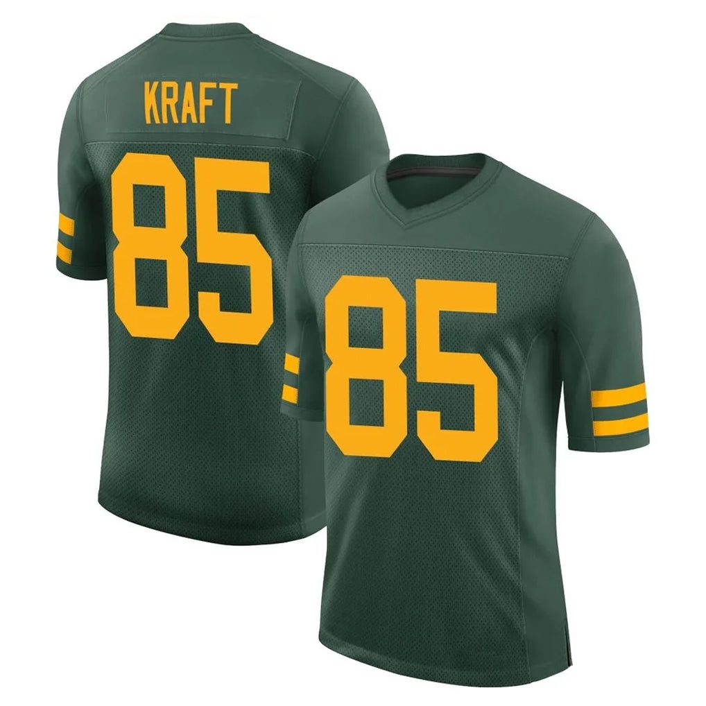 Parkc GB.Packers #85 Tucker Kraft Player Green Alternate Vapor Home Game Stitched Jerseys