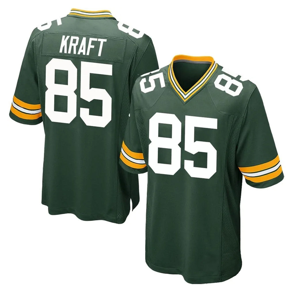 Parkc GB.Packers #85 Tucker Kraft Player Green Home Game Stitched Jerseys