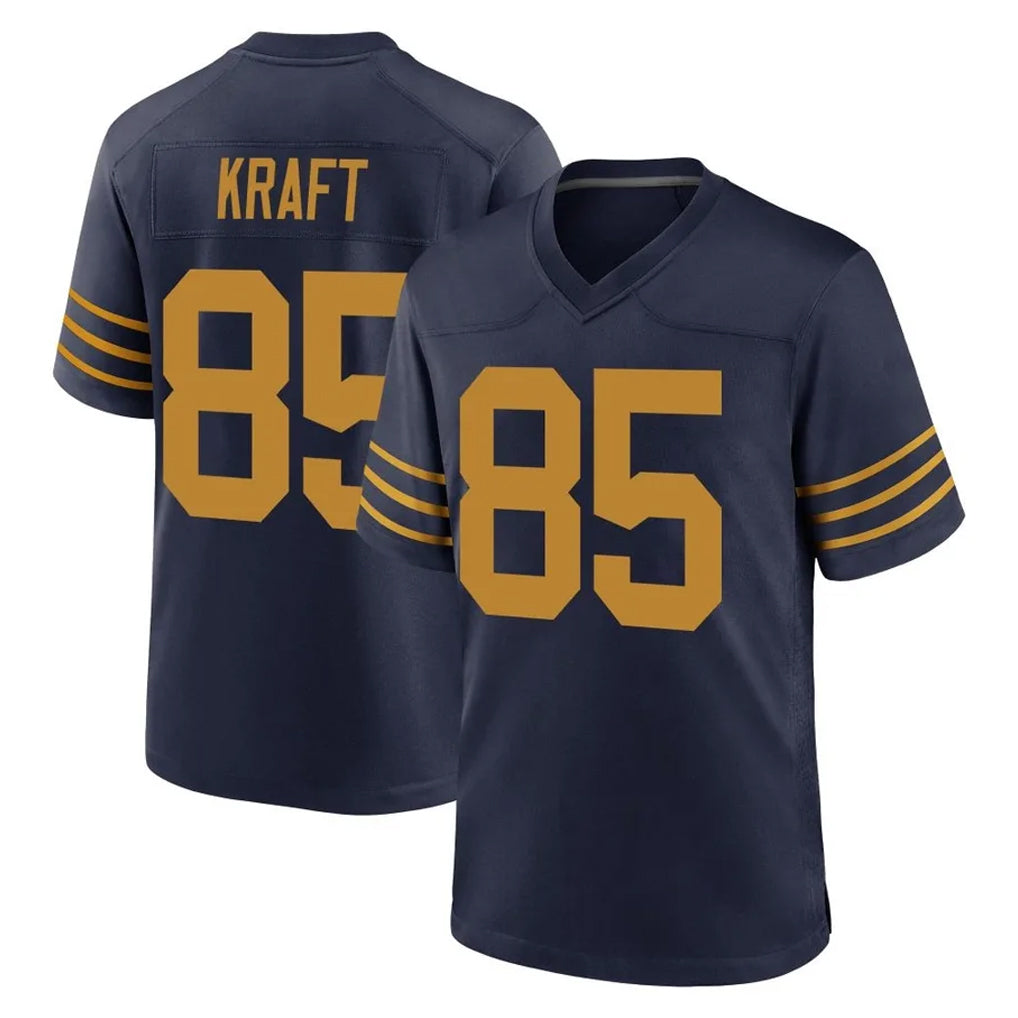 Parkc GB.Packers #85 Tucker Kraft Player Navy The 1923 Classic Home Game Stitched Jerseys