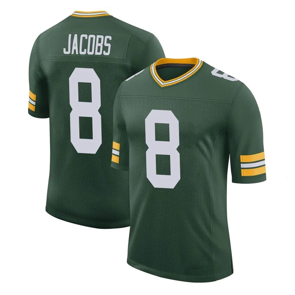 Parkc GB.Packers #8 Josh Jacobs Player Green Limited Classic Home Game Stitched Jerseys