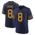Parkc GB.Packers #8 Josh Jacobs Player Navy The 1923 Classic Home Game Stitched Jerseys
