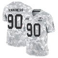 Parkc GB.Packers #90 Lukas Van Ness Player Arctic Camo Salute To Service Limited Stitched Jerseys