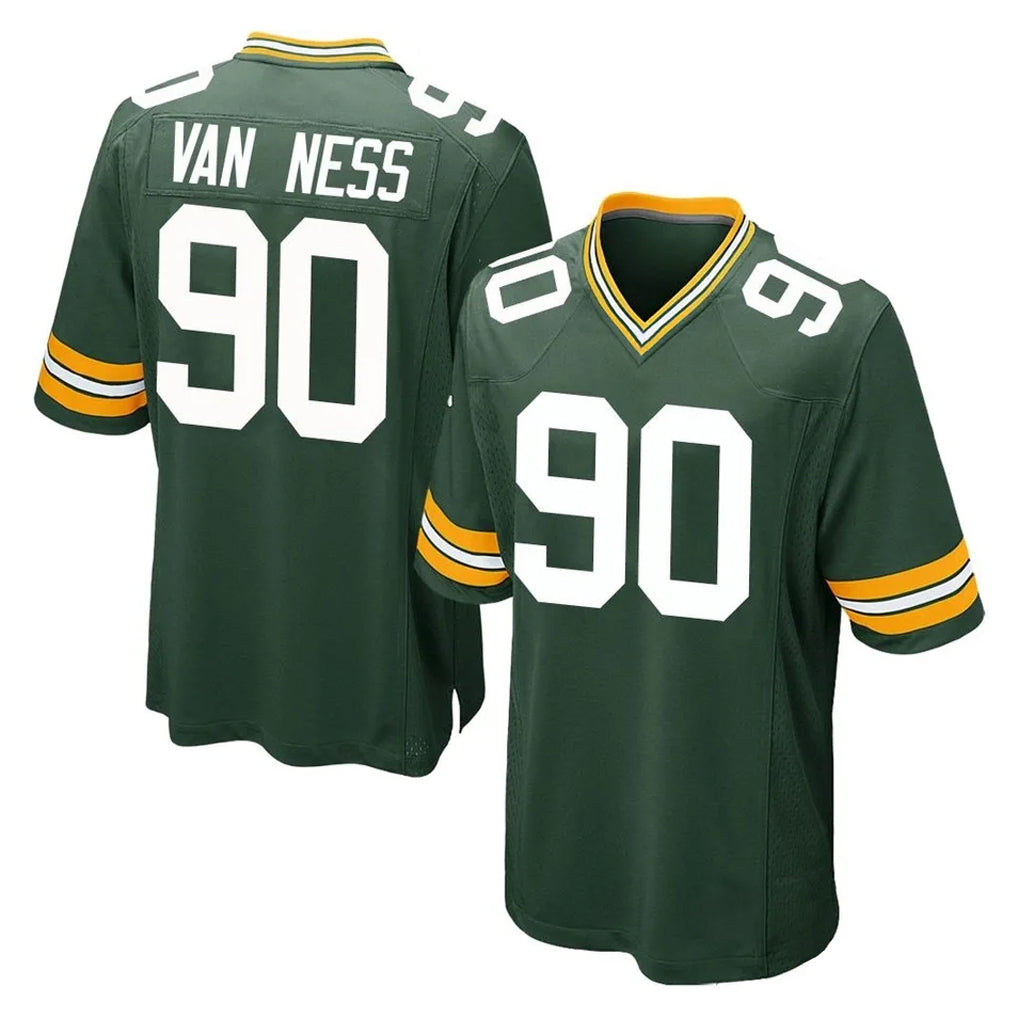 Parkc GB.Packers #90 Lukas Van Ness Player Green Home Game Stitched Jerseys