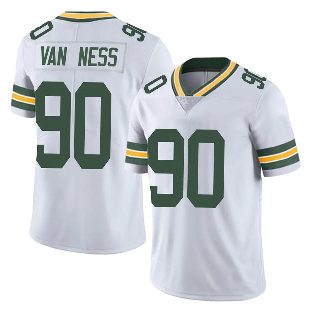 Parkc GB.Packers #90 Lukas Van Ness Player White Vapor Untouchable Limited Home Game Stitched Jerseys