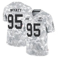 Parkc GB.Packers #95 Devonte Wyatt Player Arctic Camo Salute To Service Limited Stitched Jerseys