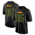 Parkc GB.Packers #95 Devonte Wyatt Player Black Fashion Home Game Stitched Jerseys