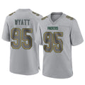 Parkc GB.Packers #95 Devonte Wyatt Player Gray Atmosphere Fashion Home Game Stitched Jerseys