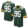 Parkc GB.Packers #95 Devonte Wyatt Player Green Home Game Stitched Jerseys