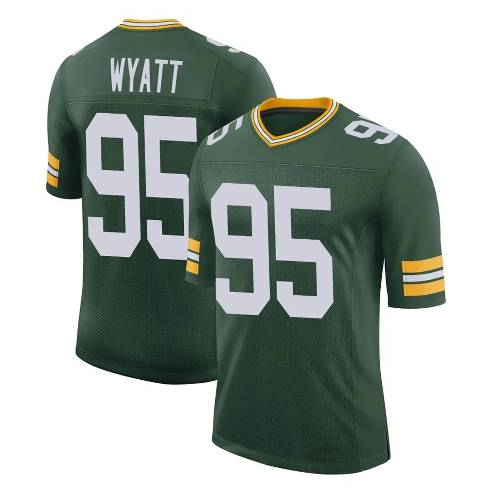 Parkc GB.Packers #95 Devonte Wyatt Player Green Limited Classic Home Game Stitched Jerseys