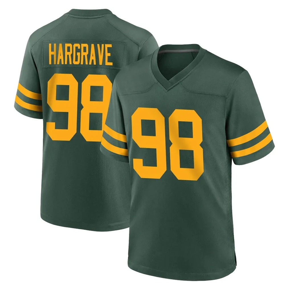 Parkc GB.Packers #98 Javon Hargrave Player Green Alternate Home Game Stitched Jerseys
