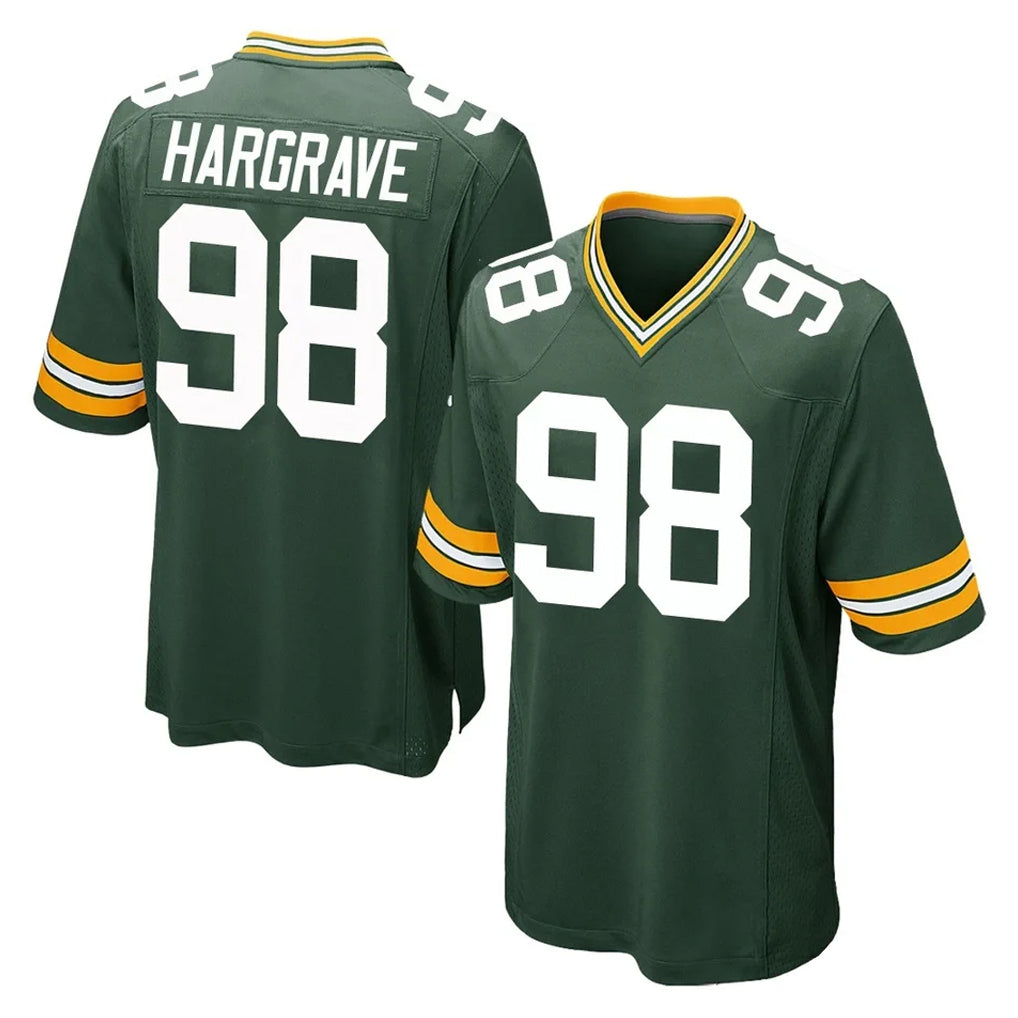 Parkc GB.Packers #98 Javon Hargrave Player Green Home Game Stitched Jerseys