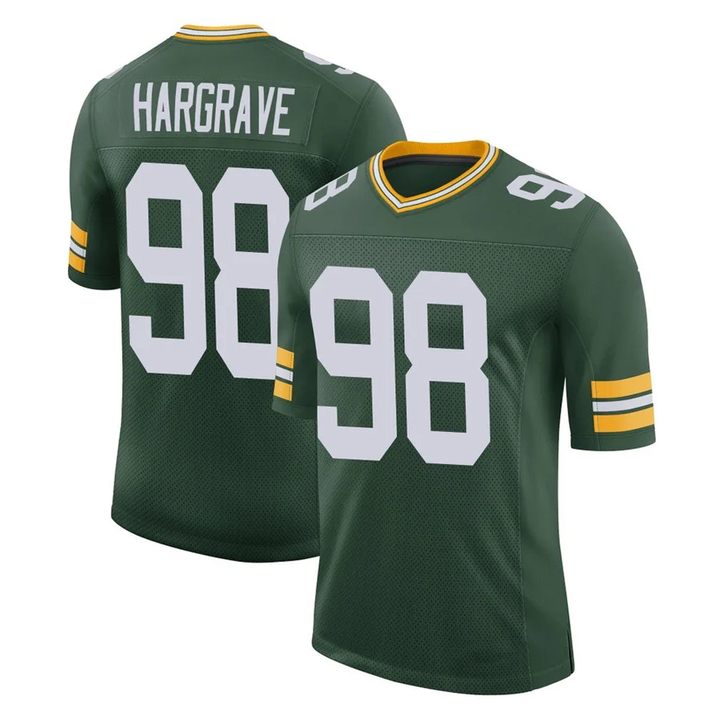 Parkc GB.Packers #98 Javon Hargrave Player Green Limited Classic Home Game Stitched Jerseys