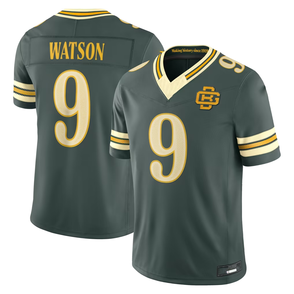 Parkc GB.Packers #9 Christian Watson Green 2026 Rivalries Collection Limited Stitched Jerseys