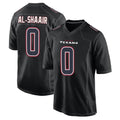 Parkc H.Texans #0 Azeez Al-Shaair Player Black Fashion Home Game Stitched Jerseys