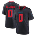 Parkc H.Texans #0 Azeez Al-Shaair Player Navy 2nd Alternate Home Game Stitched Jerseys