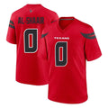 Parkc H.Texans #0 Azeez Al-Shaair Player Red Alternate Home Game Stitched Jerseys