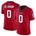 Parkc H.Texans #0 Azeez Al-Shaair Player Red Limited Vapor F.U.S.E. Home Game Stitched Jerseys