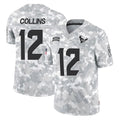 Parkc H.Texans #12 Nico Collins Player Arctic Camo Salute To Service Limited Game Stitched Jerseys