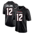 Parkc H.Texans #12 Nico Collins Player Carbon Black Fashion Home Game Stitched Jerseys
