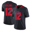 Parkc H.Texans #12 Nico Collins Player Navy Limited 2nd Alternate Vapor F.U.S.E. Home Game Stitched Jerseys