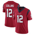 Parkc H.Texans #12 Nico Collins Player Red Limited Vapor Untouchable Home Game Stitched Jerseys
