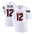 Parkc H.Texans #12 Nico Collins Player White Home Game Stitched Jerseys