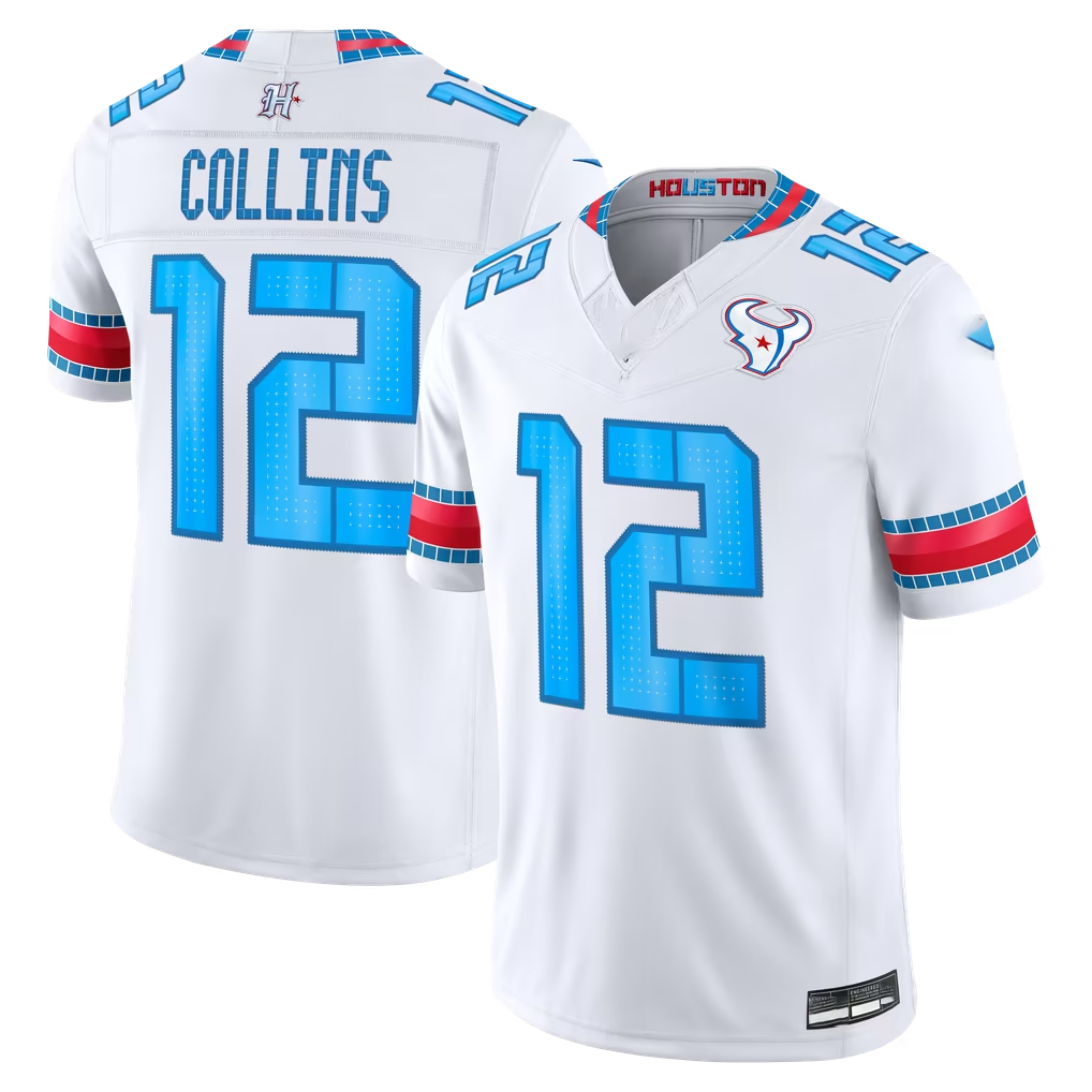 Parkc H.Texans #12 Nico Collins White 2026 Rivalries Collection Limited Stitched Jerseys