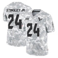 Parkc H.Texans #24 Derek Stingley Jr. Player Arctic Camo Salute To Service Limited Game Stitched Jerseys