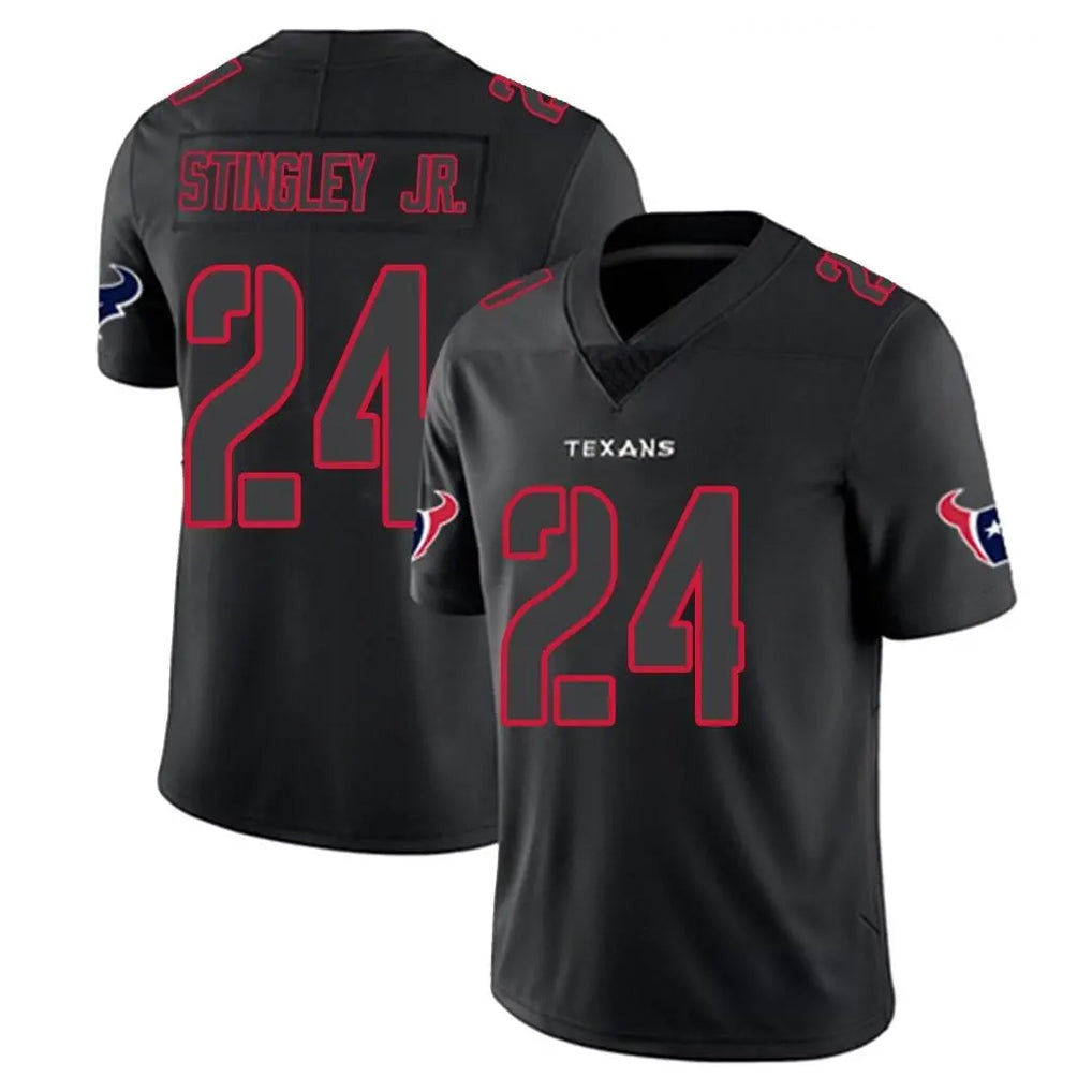 Parkc H.Texans #24 Derek Stingley Jr. Player Black Impact Limited Game Stitched Jerseys