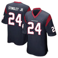 Parkc H.Texans #24 Derek Stingley Jr. Player Navy Home Game Stitched Jerseys