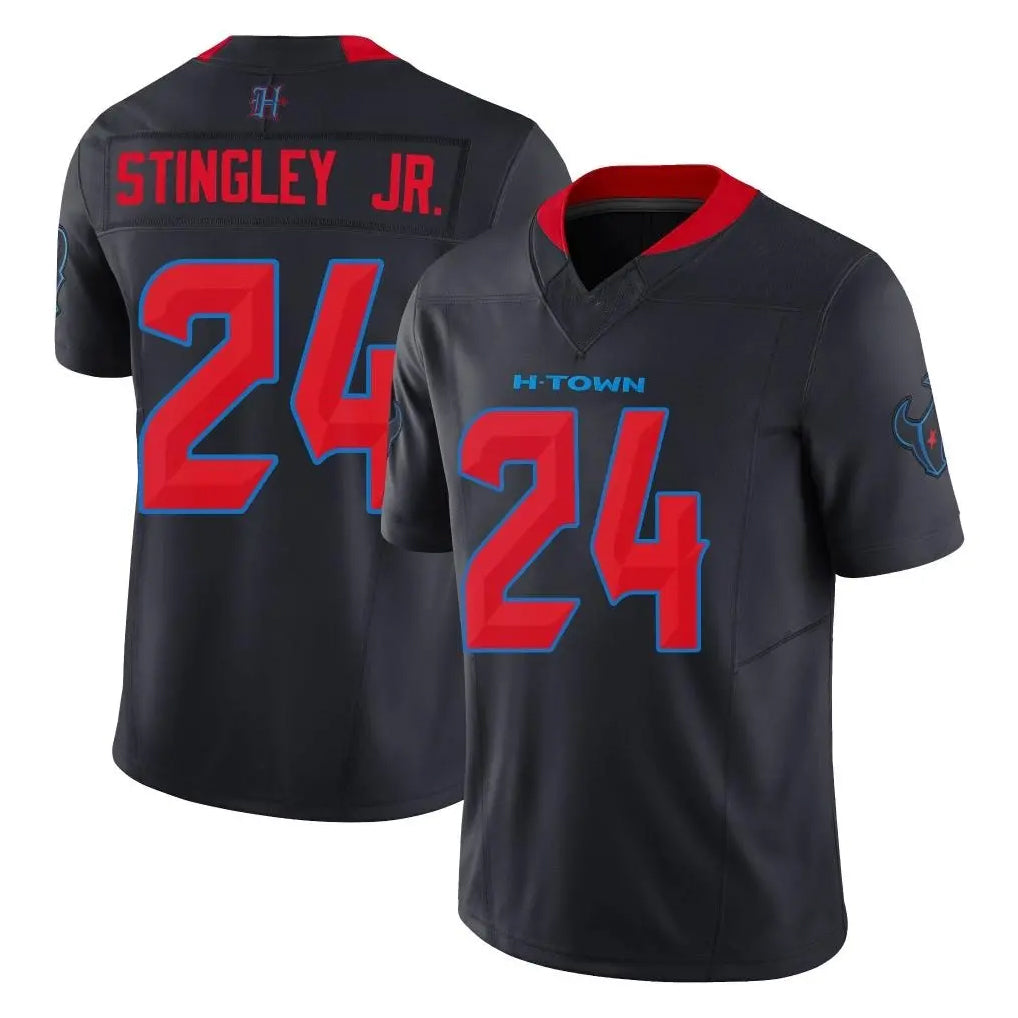 Parkc H.Texans #24 Derek Stingley Jr. Player Navy Limited 2nd Alternate Vapor F.U.S.E. Home Game Stitched Jerseys