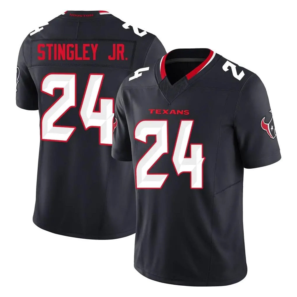 Parkc H.Texans #24 Derek Stingley Jr. Player Navy Limited Alternate Vapor F.U.S.E. Home Game Stitched Jerseys