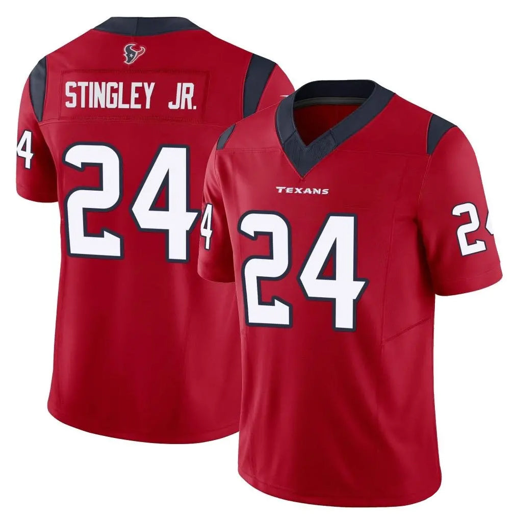 Parkc H.Texans #24 Derek Stingley Jr. Player Red Limited Vapor F.U.S.E. Home Game Stitched Jerseys