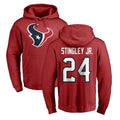 Parkc H.Texans #24 Derek Stingley Jr. Player Red Pro Line Pullover Hoodie Limited Game Stitched Jerseys