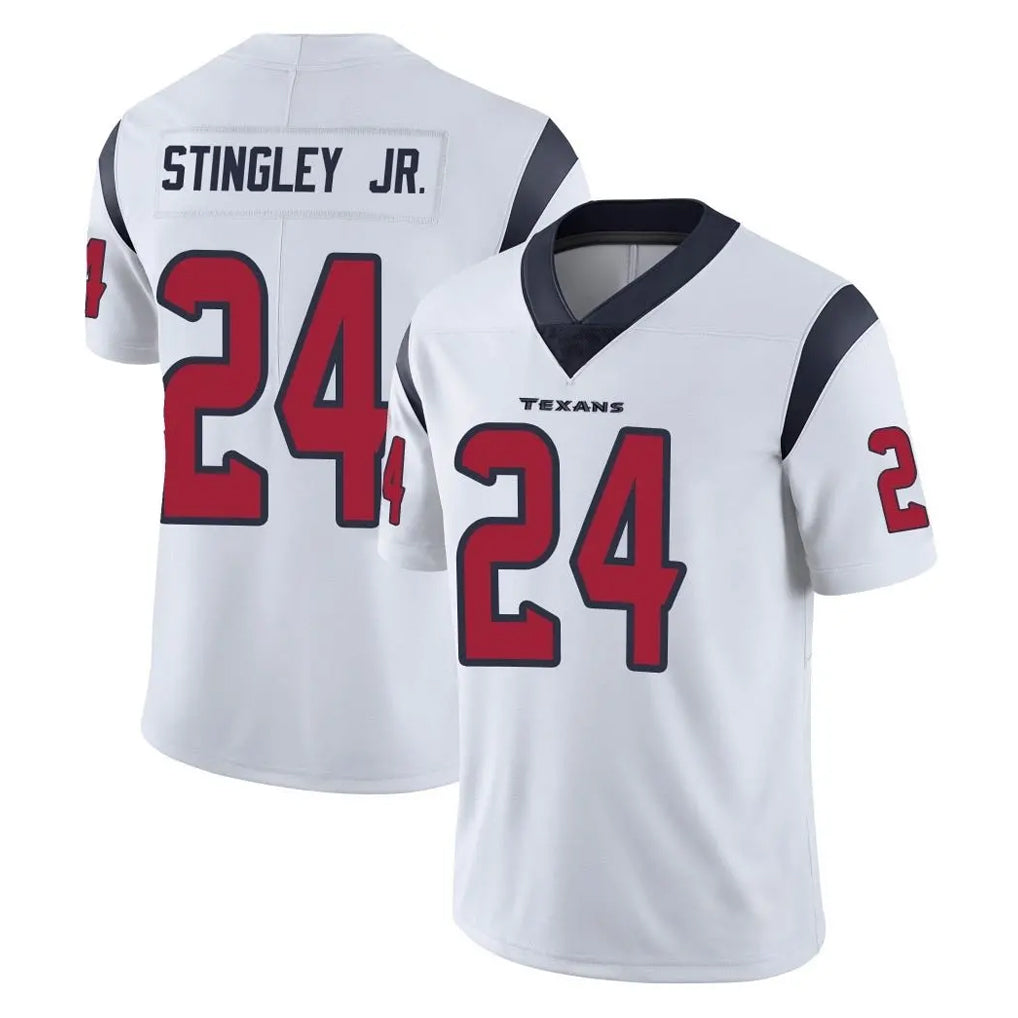 Parkc H.Texans #24 Derek Stingley Jr. Player White Limited Vapor Untouchable Home Game Stitched Jerseys