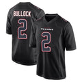 Parkc H.Texans #2 Calen Bullock Player Black Fashion Home Game Stitched Jerseys