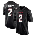 Parkc H.Texans #2 Calen Bullock Player Carbon Black Fashion Home Game Stitched Jerseys