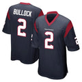 Parkc H.Texans #2 Calen Bullock Player Navy Home Game Stitched Jerseys