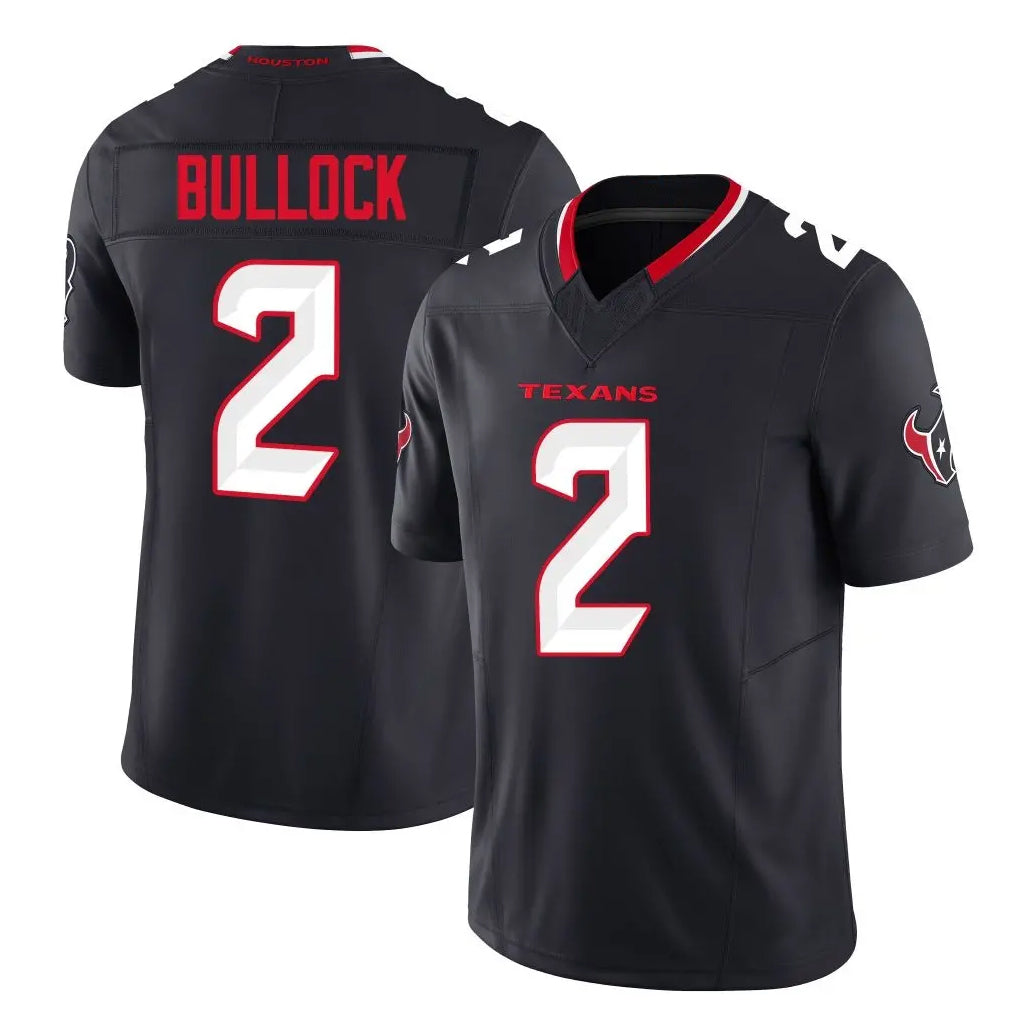 Parkc H.Texans #2 Calen Bullock Player Navy Limited Alternate Vapor F.U.S.E. Home Game Stitched Jerseys