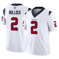 Parkc H.Texans #2 Calen Bullock Player White Limited Vapor F.U.S.E. Home Game Stitched Jerseys