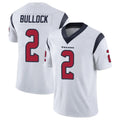 Parkc H.Texans #2 Calen Bullock Player White Limited Vapor Untouchable Home Game Stitched Jerseys