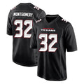 Parkc H.Texans #32 David Montgomery Player Carbon Black Fashion Home Game Stitched Jerseys
