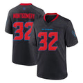 Parkc H.Texans #32 David Montgomery Player Navy 2nd Alternate Home Game Stitched Jerseys
