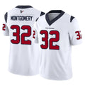 Parkc H.Texans #32 David Montgomery Player White Limited Vapor F.U.S.E. Home Game Stitched Jerseys