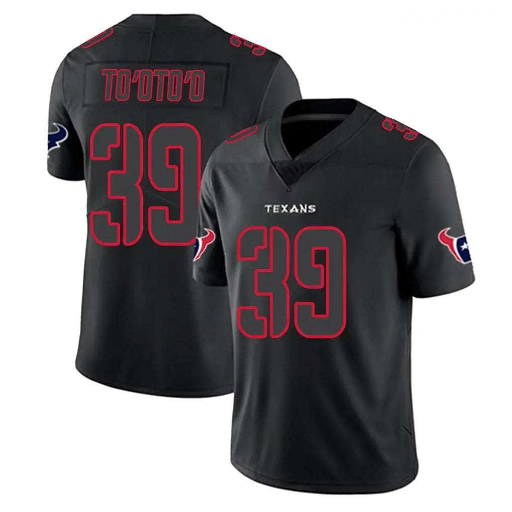 Parkc H.Texans #39 Henry To'oTo'o Player Black Impact Limited Game Stitched Jerseys