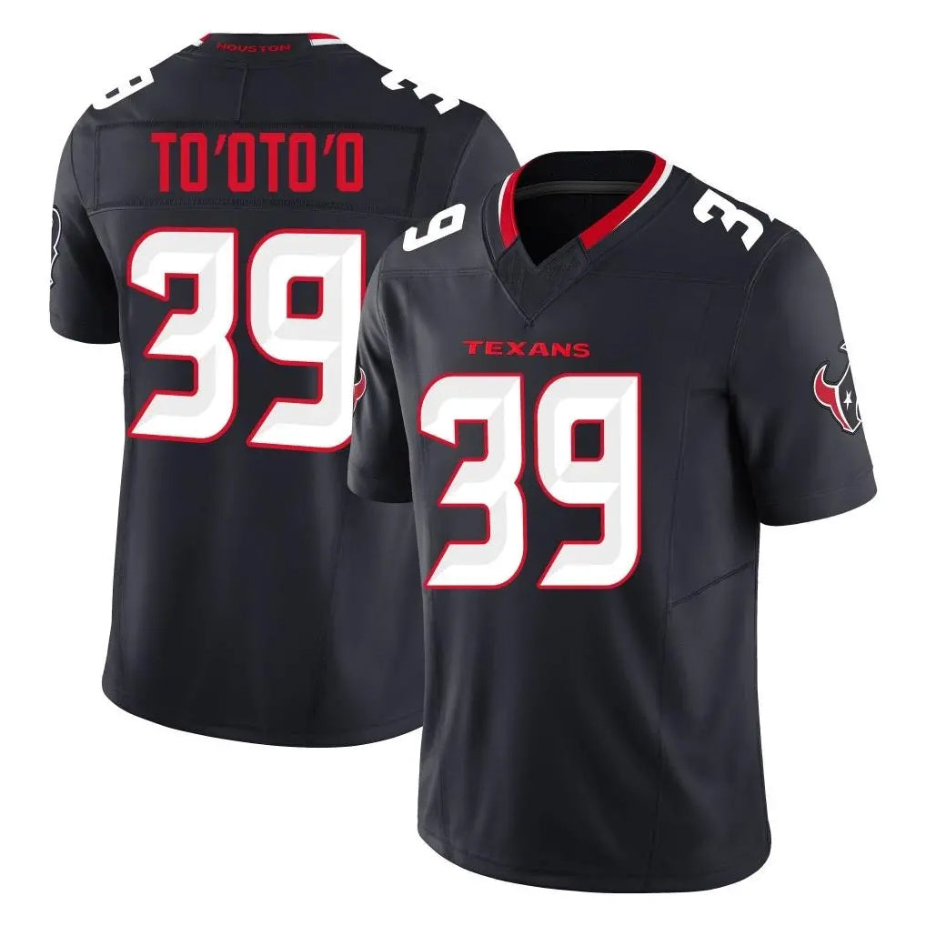 Parkc H.Texans #39 Henry To'oTo'o Player Navy Limited Alternate Vapor F.U.S.E. Home Game Stitched Jerseys