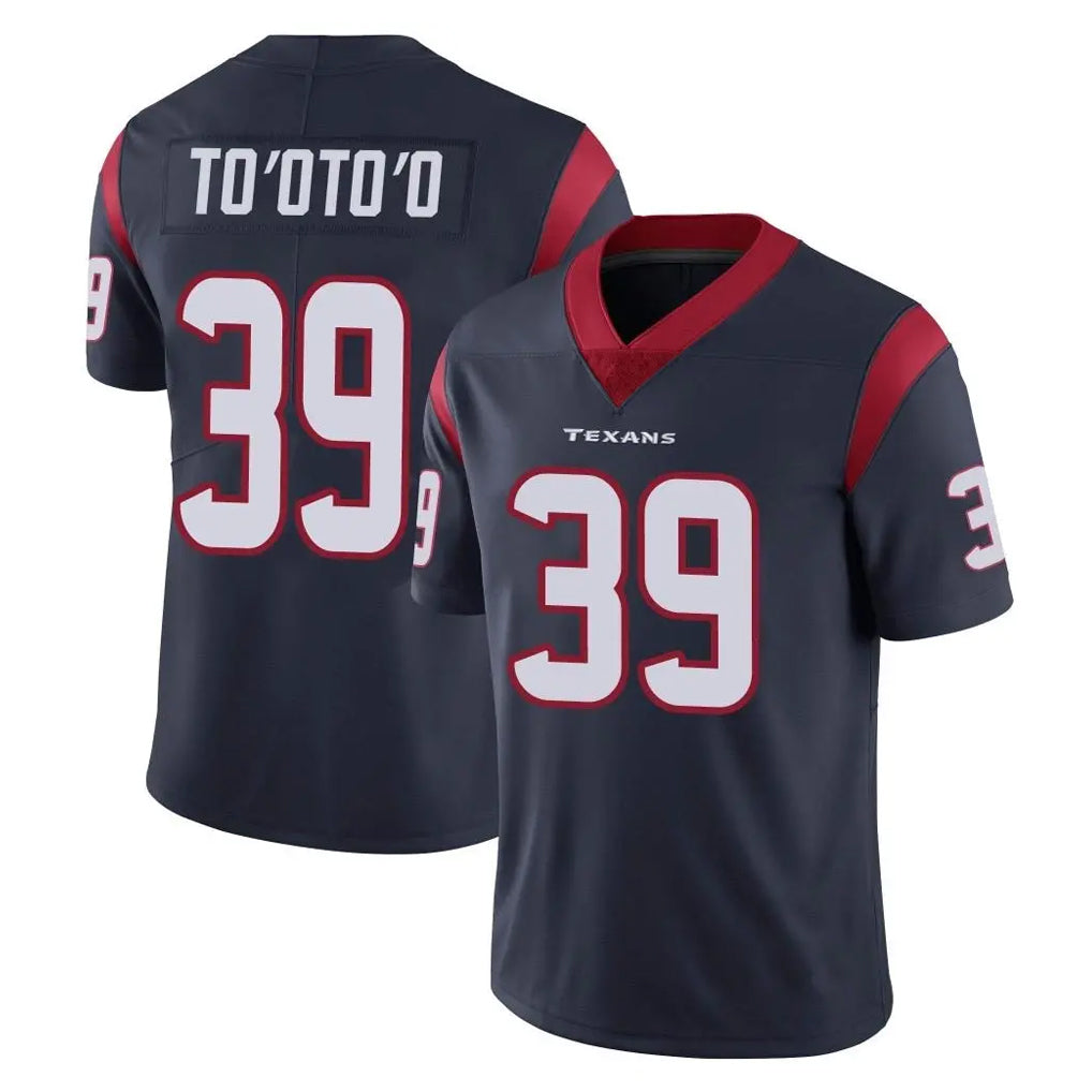 Parkc H.Texans #39 Henry To'oTo'o Player Navy Limited Vapor Untouchable Home Game Stitched Jerseys