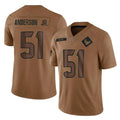 Parkc H.Texans #51 Will Anderson Jr. Player Brown Salute To Service Limited Stitched Jerseys